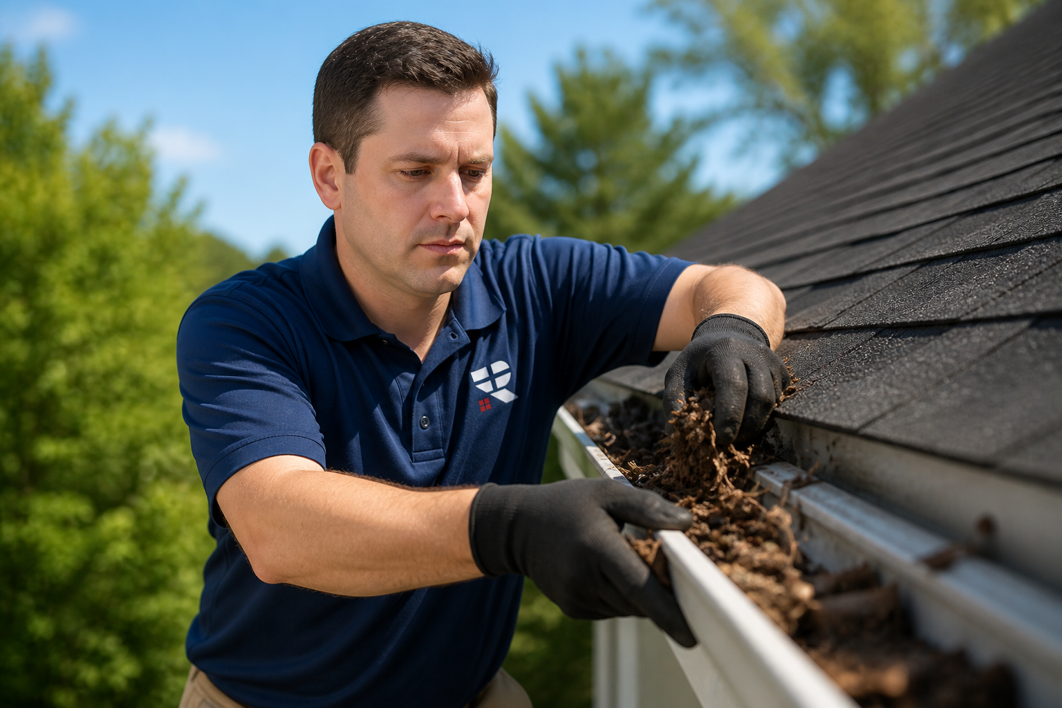 Clean home gutters